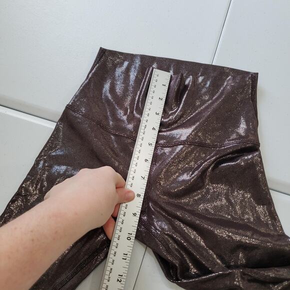 Lululemon Leggings Align High Rise 25" Womens 4 Brown Espresso Shine Workout - Picture 5 of 8